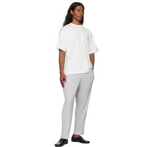HOMME PLISSÉ ISSEY MIYAKE Gray Basics Trousers Size 1